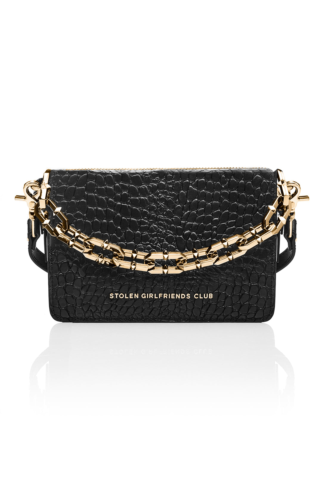 Little Trouble Bag - Matte Black/Gold