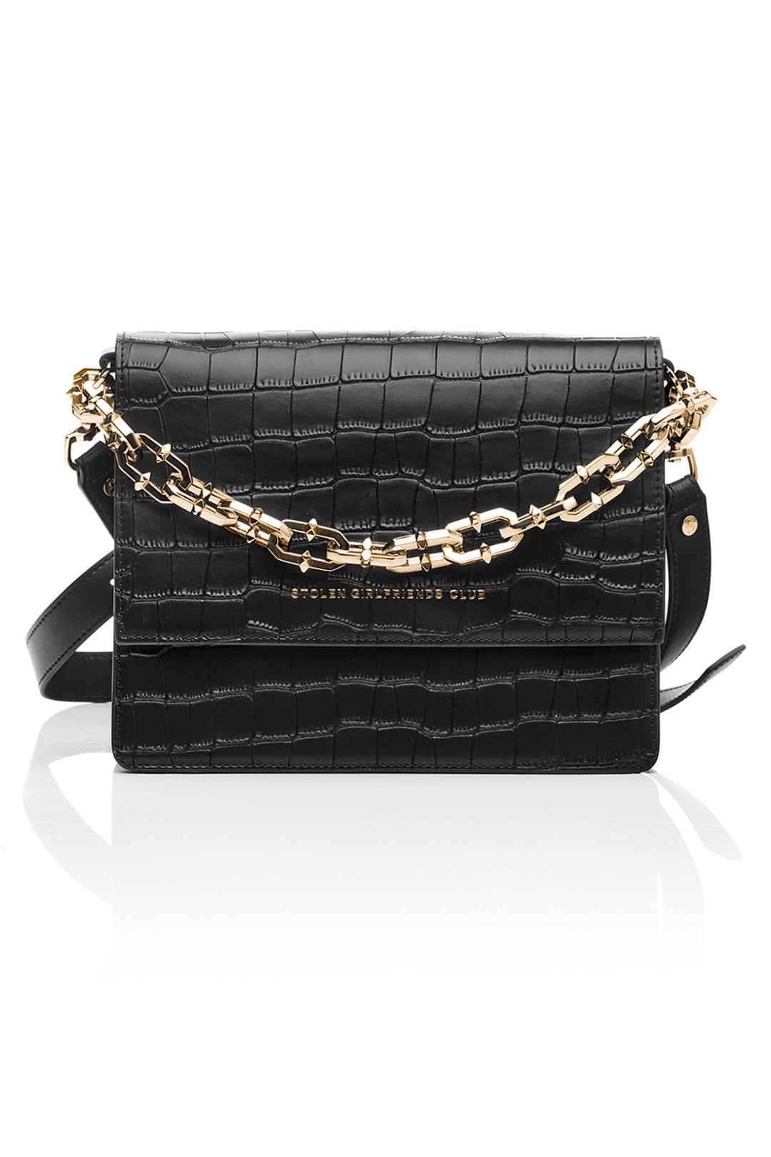 Big Trouble Bag - Matte Black/Gold