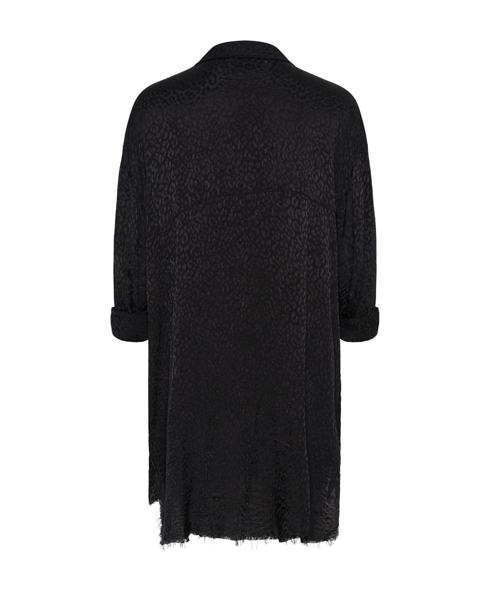Dirty Angel Longline Shirt - Black