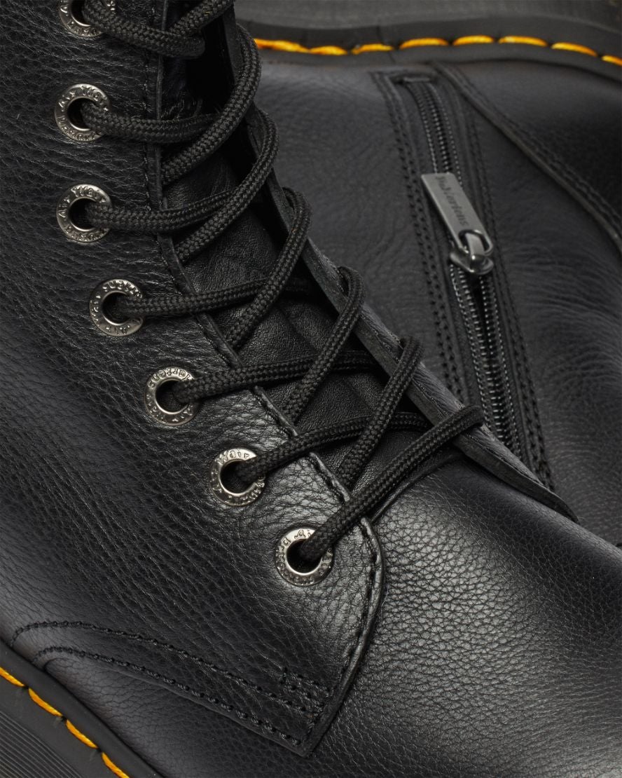 Jadon III 8 Eye Boot - Black Pisa