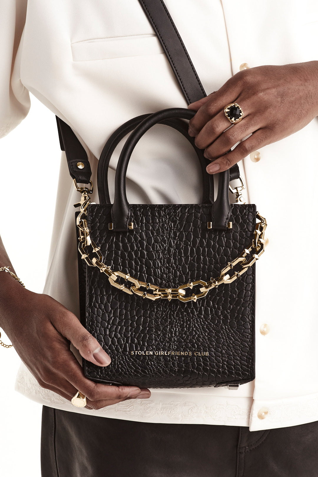 Tour Buddy Tote - Matte Black/Gold