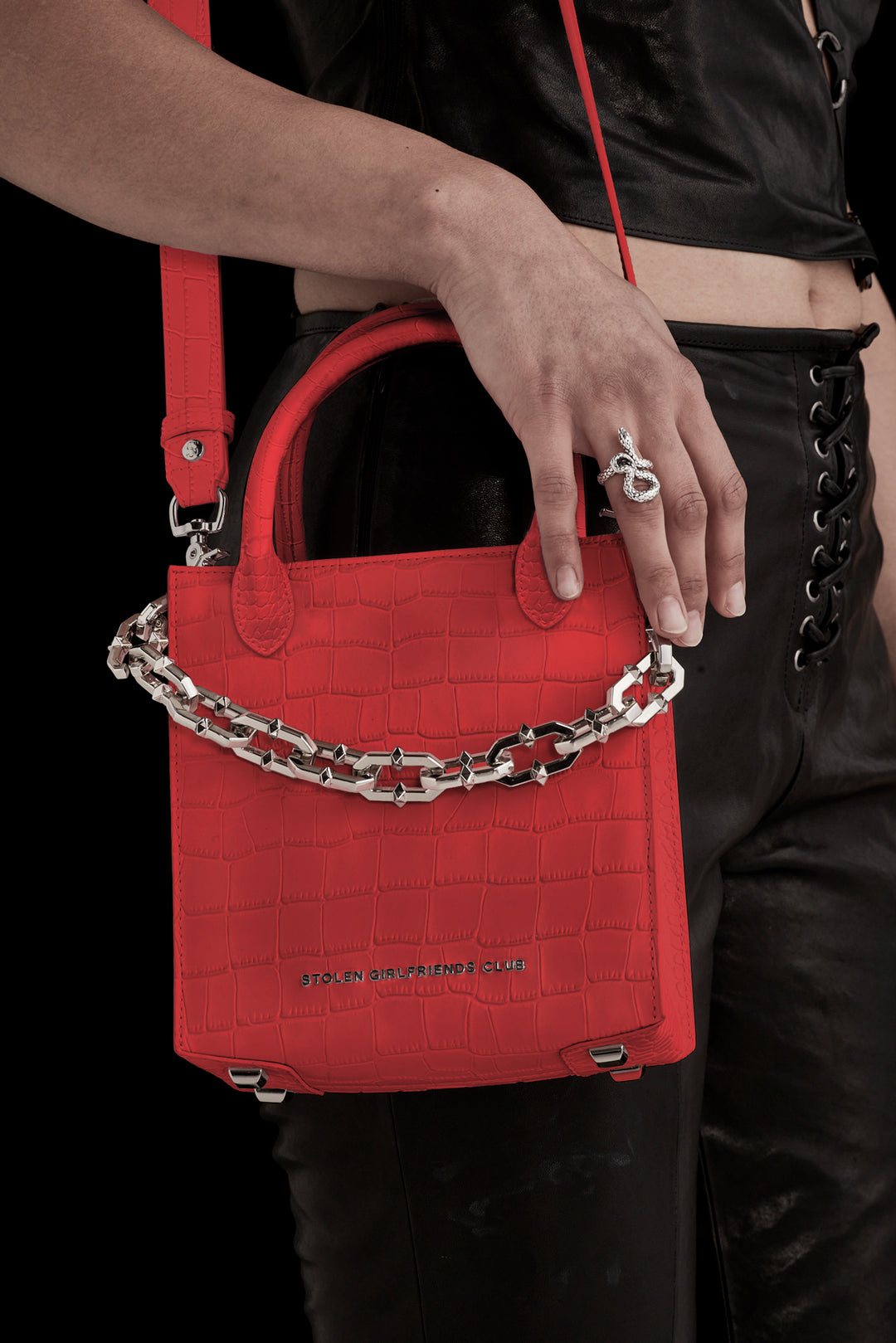 Tour Buddy Tote - Cherry Leather