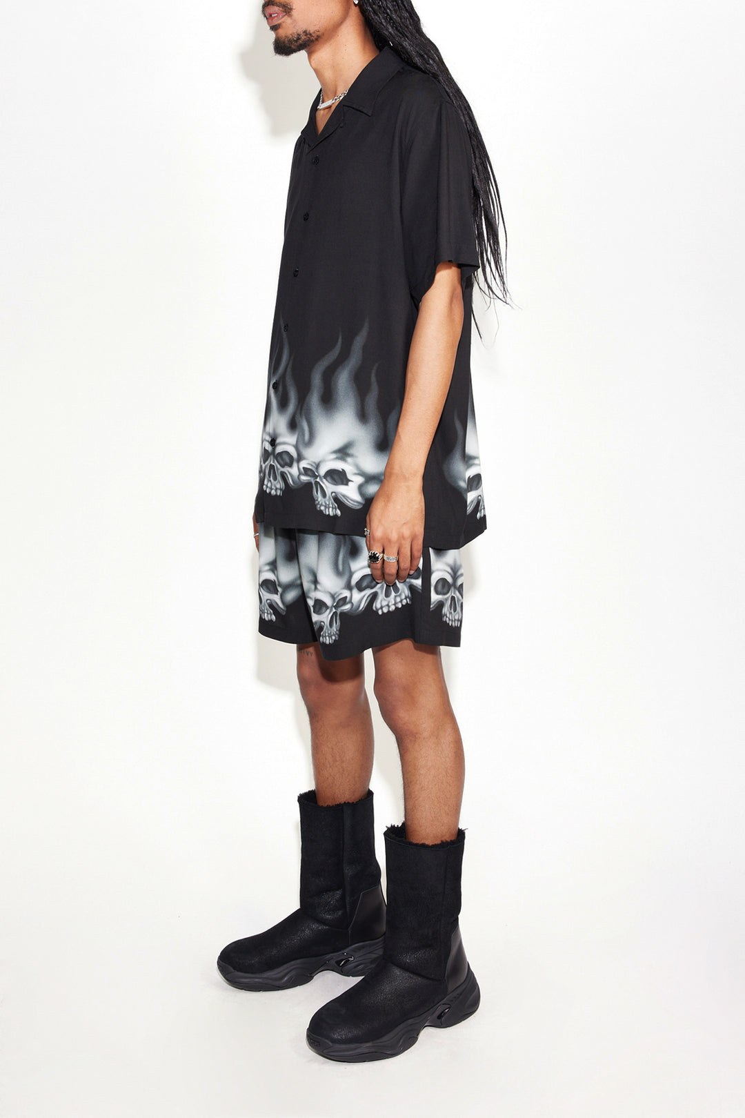 Smoking Skulls Shirt - Print