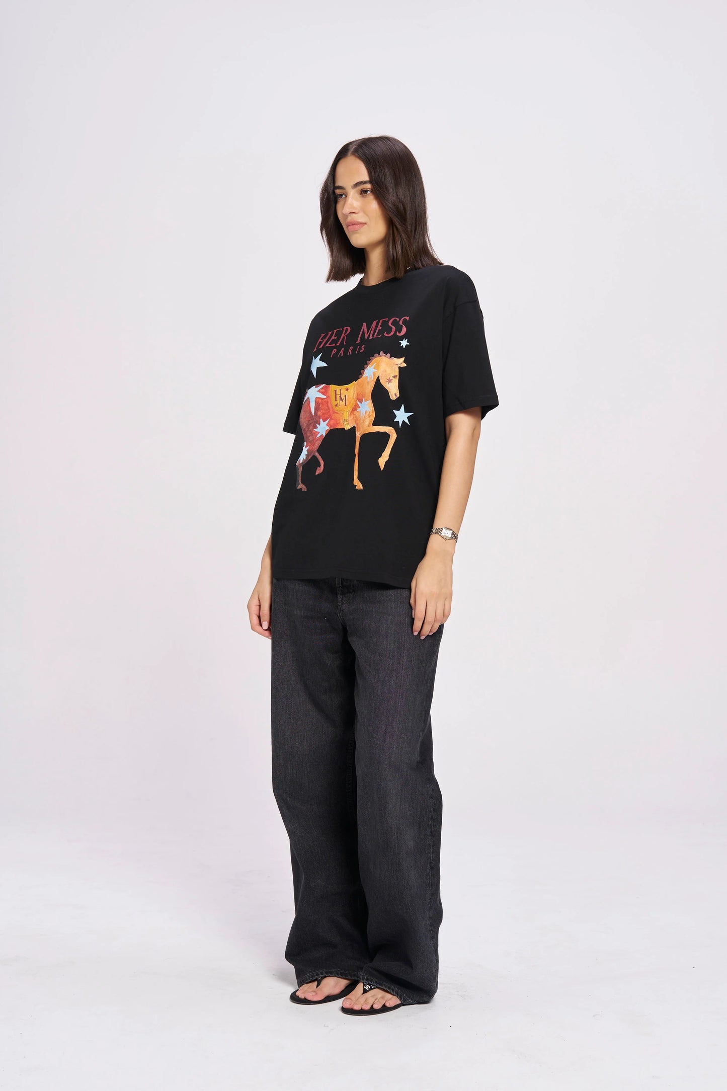 Her Mess Oversize Tee