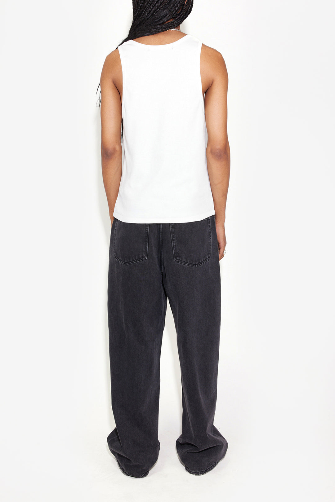 Serif Tank - Vintage White
