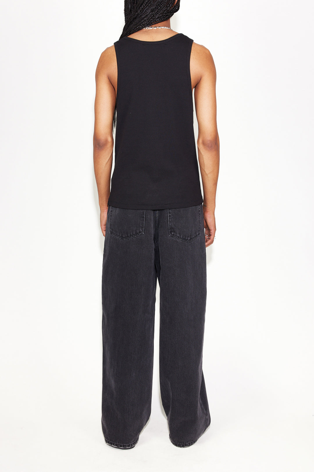 Serif Tank - Black