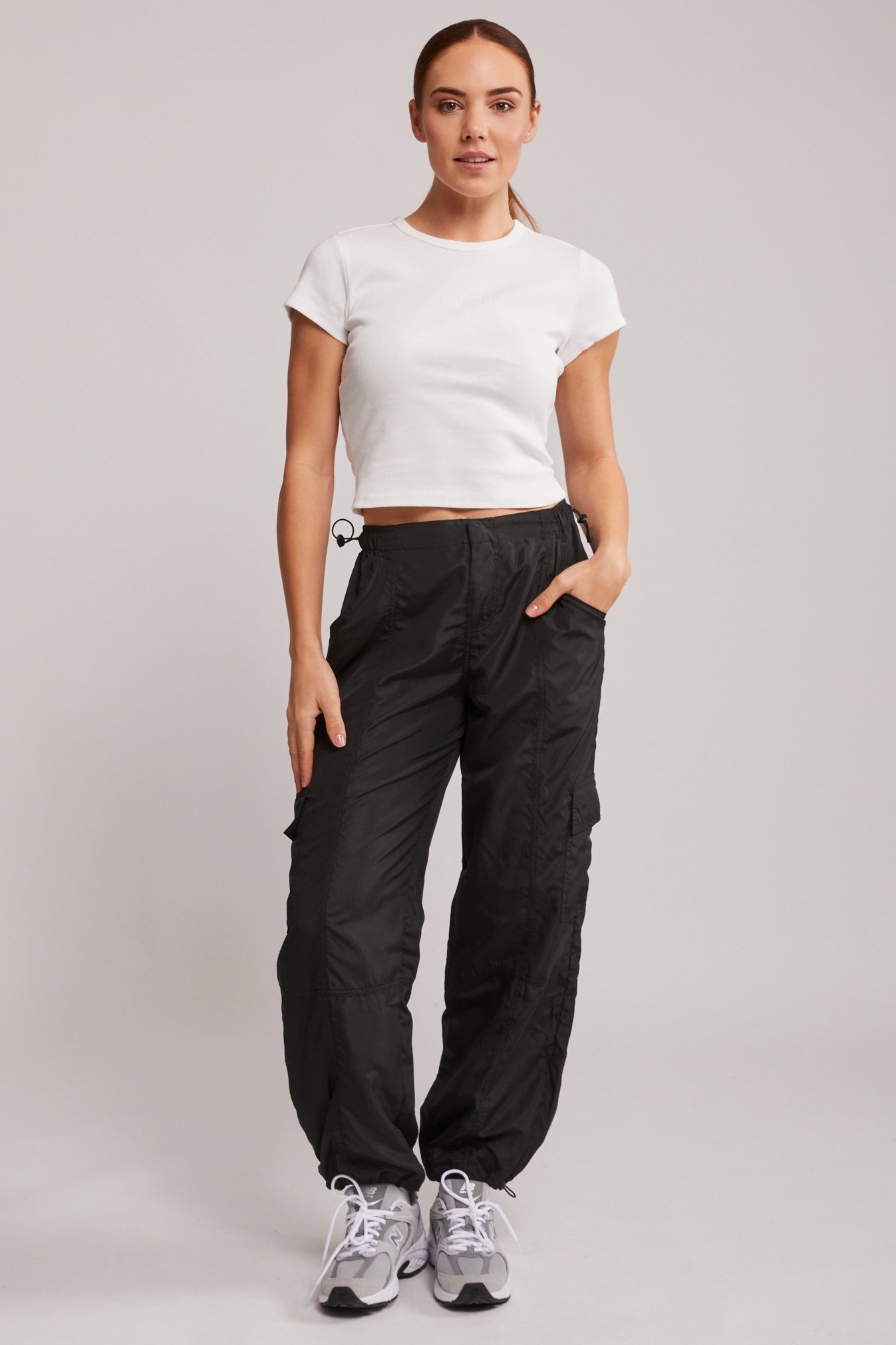 90s Rib Baby Tee - White Sand