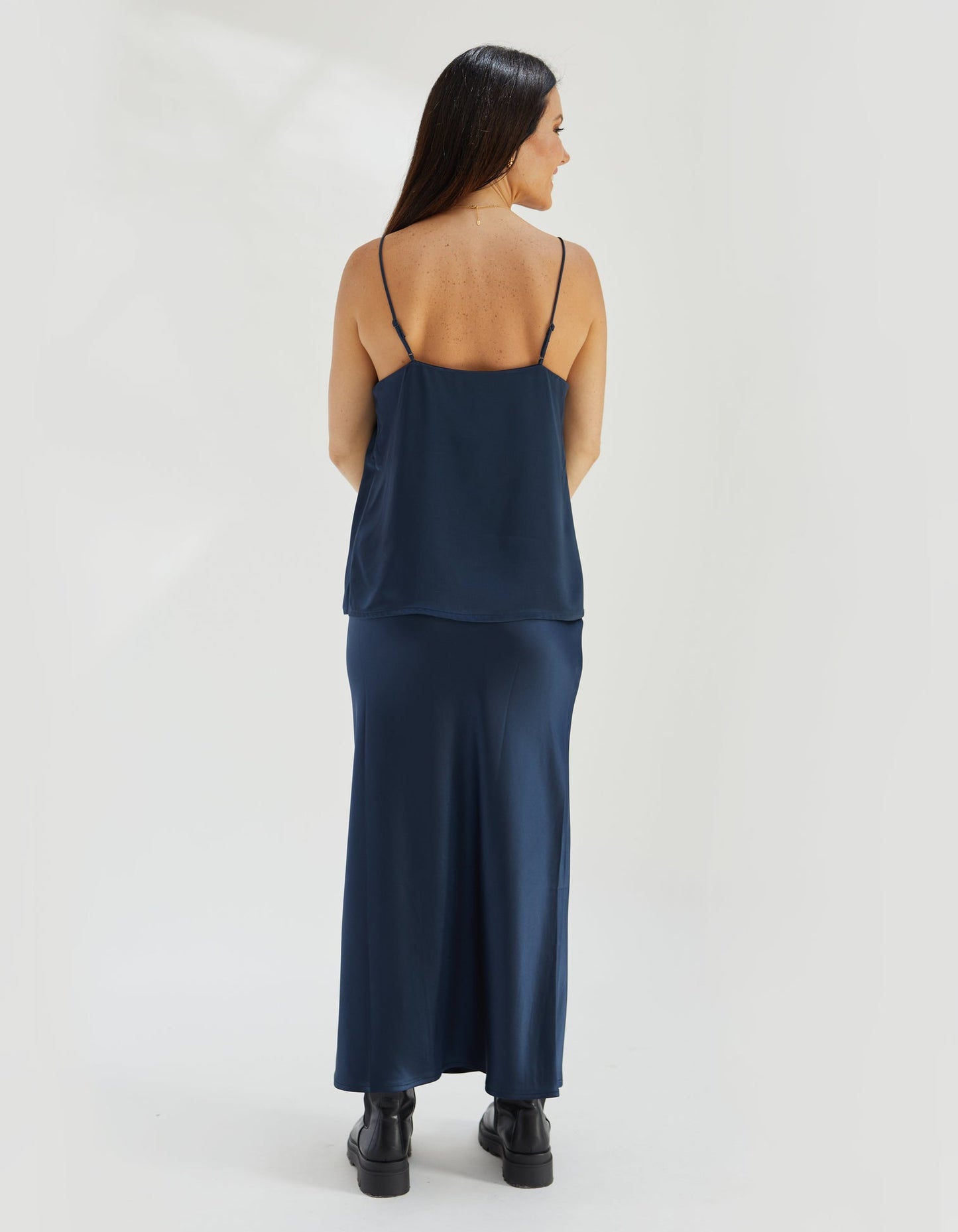 Harper Skirt - Blue Ink