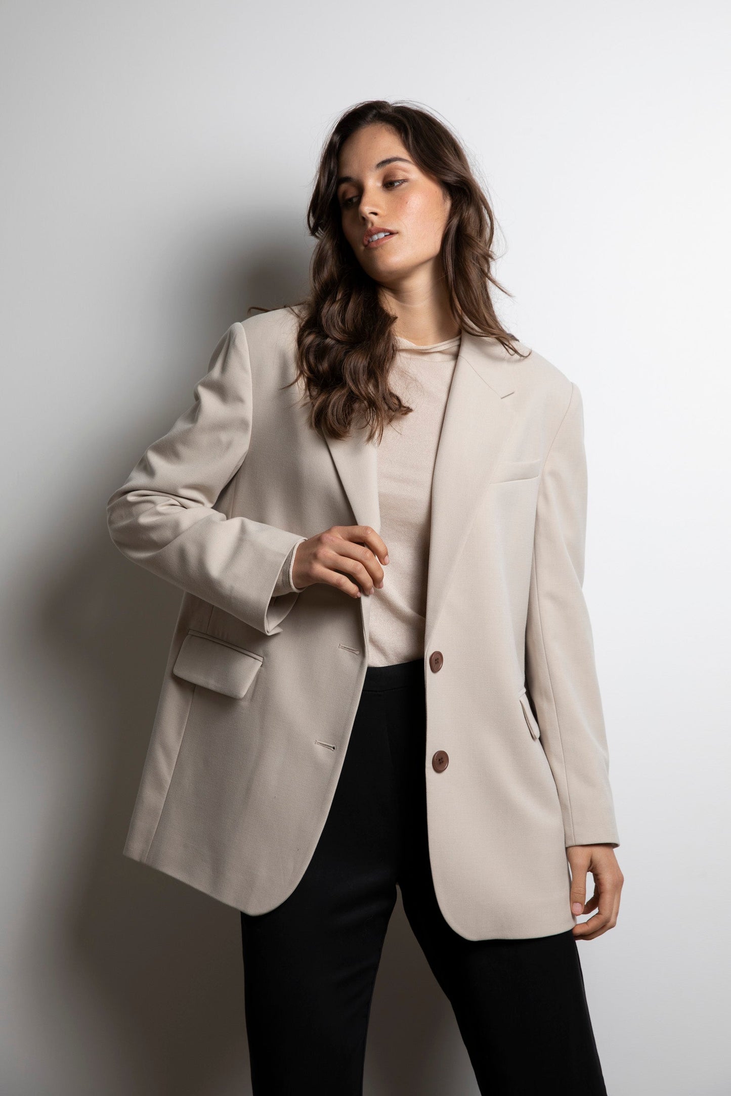 Birch Blazer - Alabaster