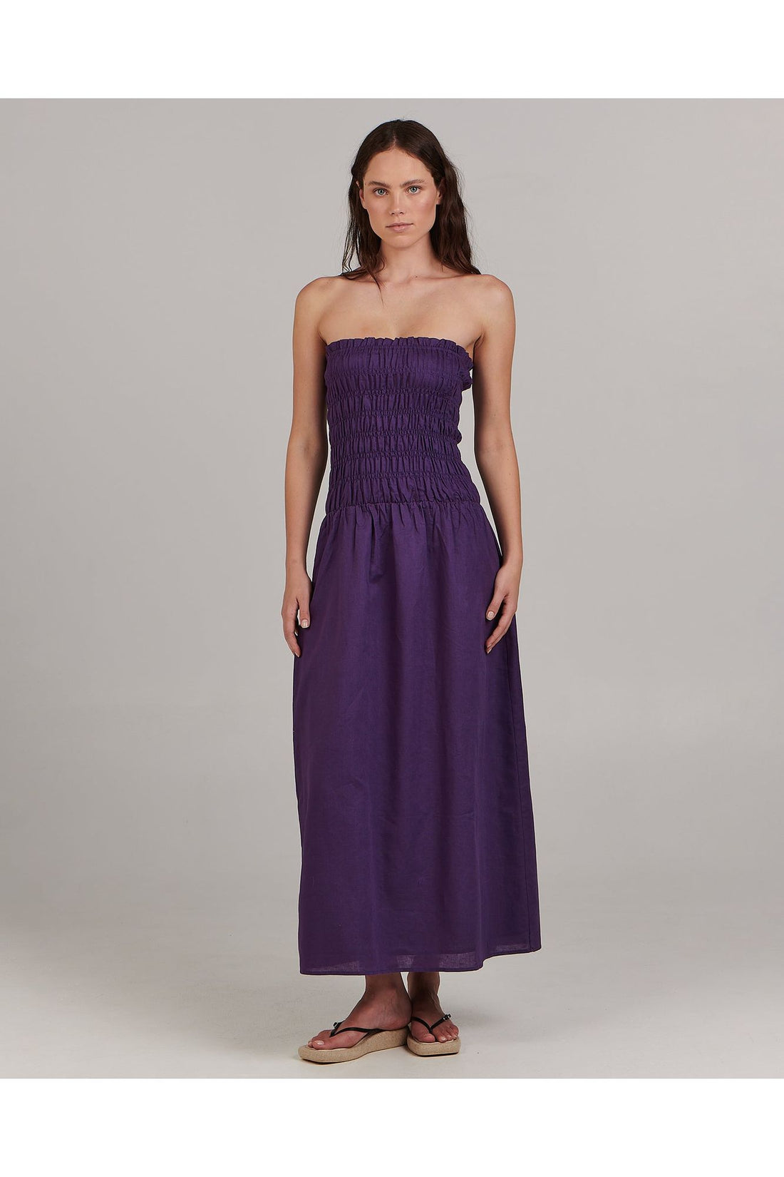 Amanda Maxi Dress - Deep Purple