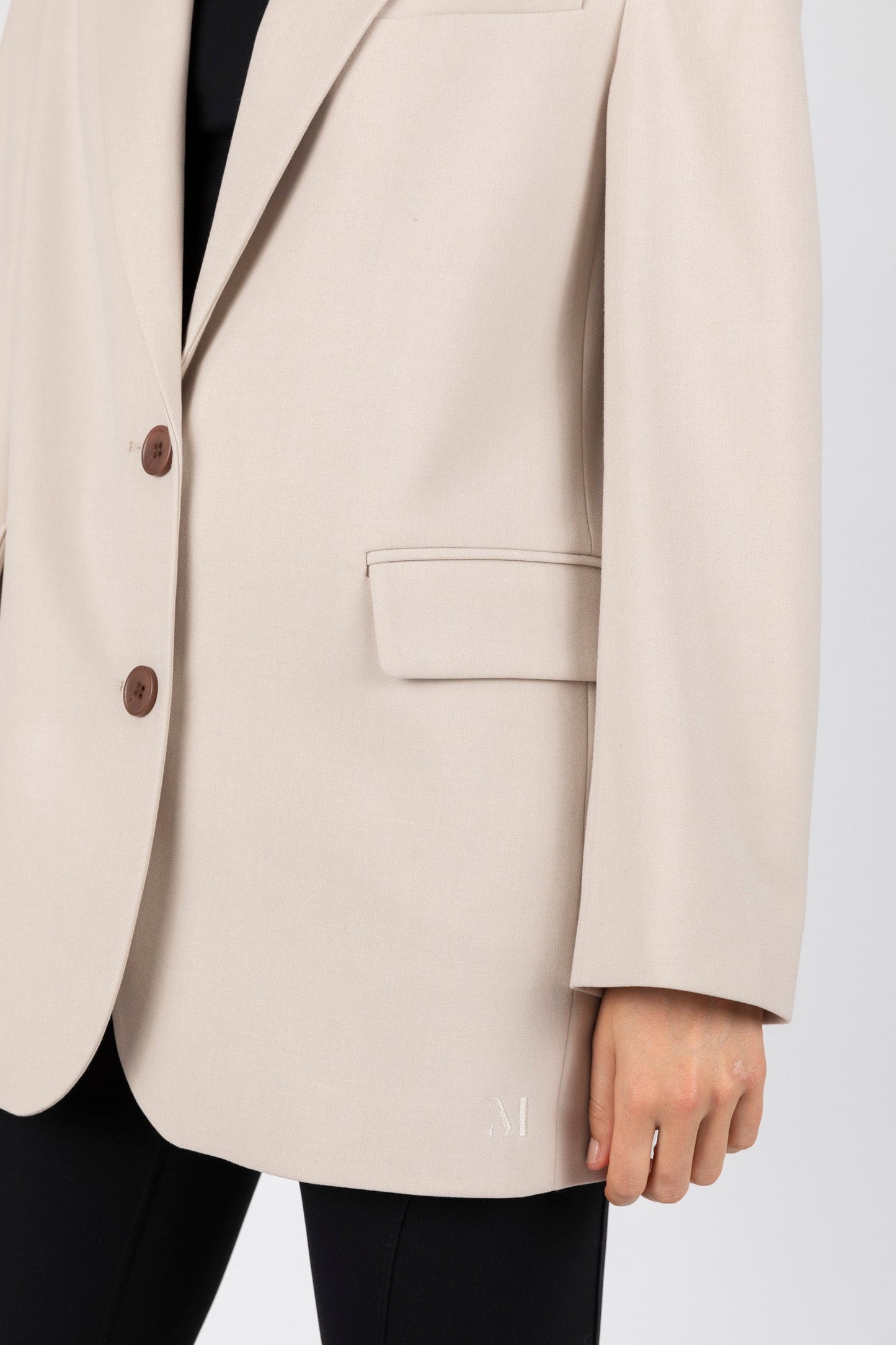Birch Blazer - Alabaster