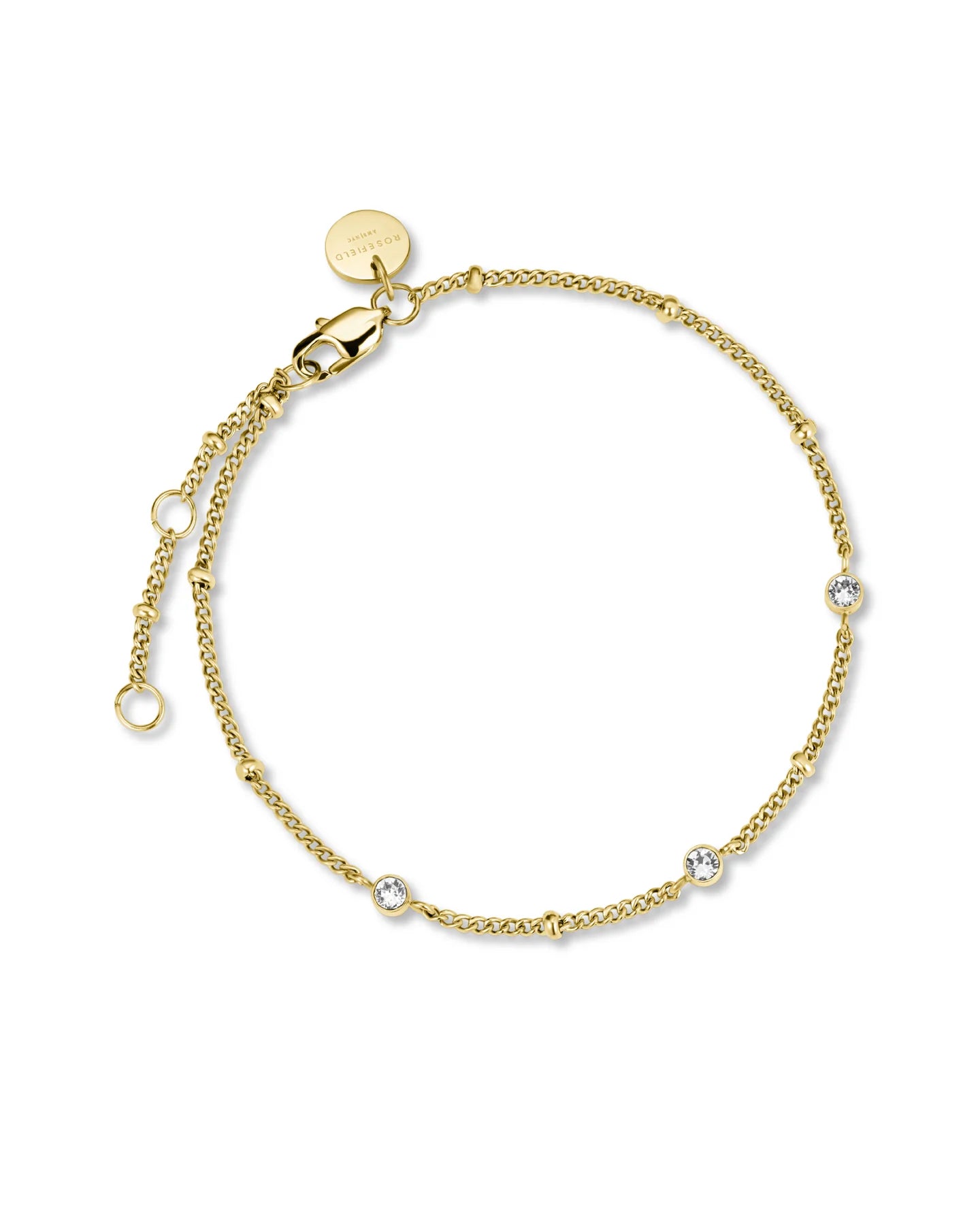 TOC Triple Crys Dot Brct - Gold - JTBTG-J430