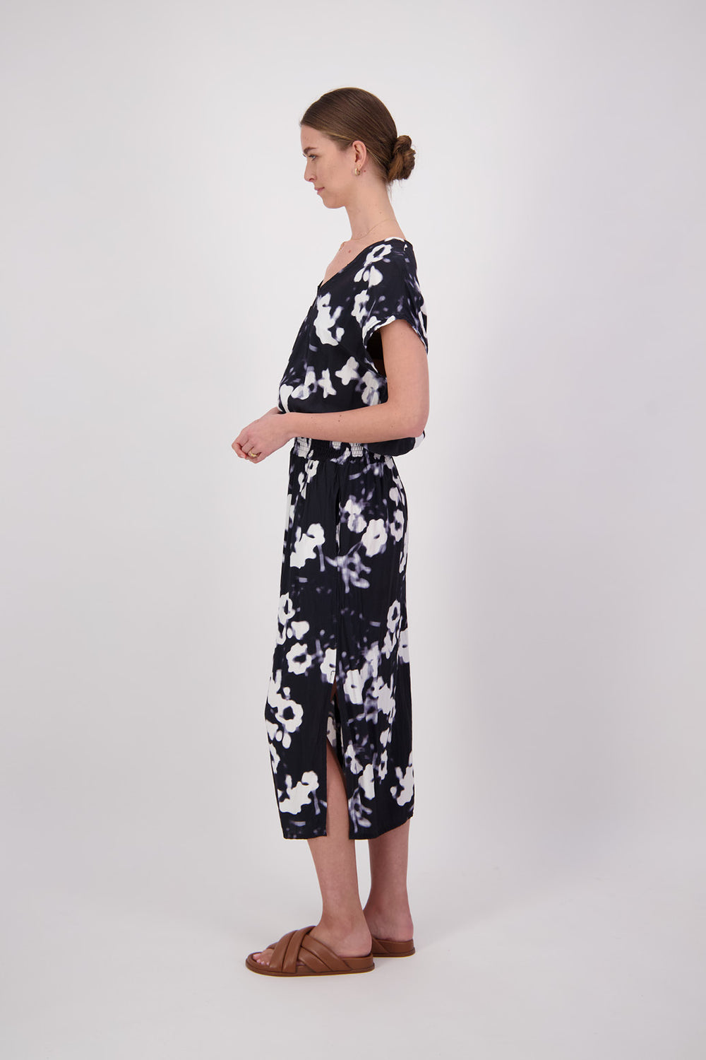 Jayne Dress - White Floral