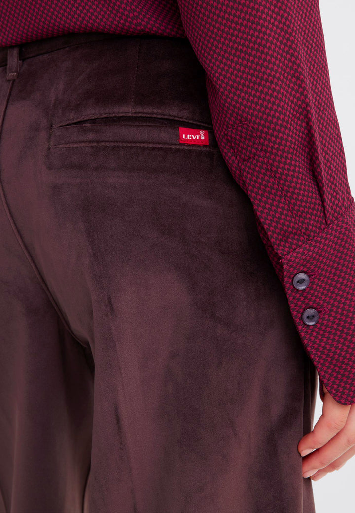 Baggy Trouser - Chocolate Plum Velvet