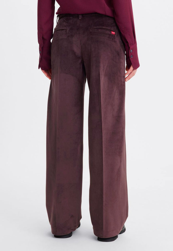 Baggy Trouser - Chocolate Plum Velvet