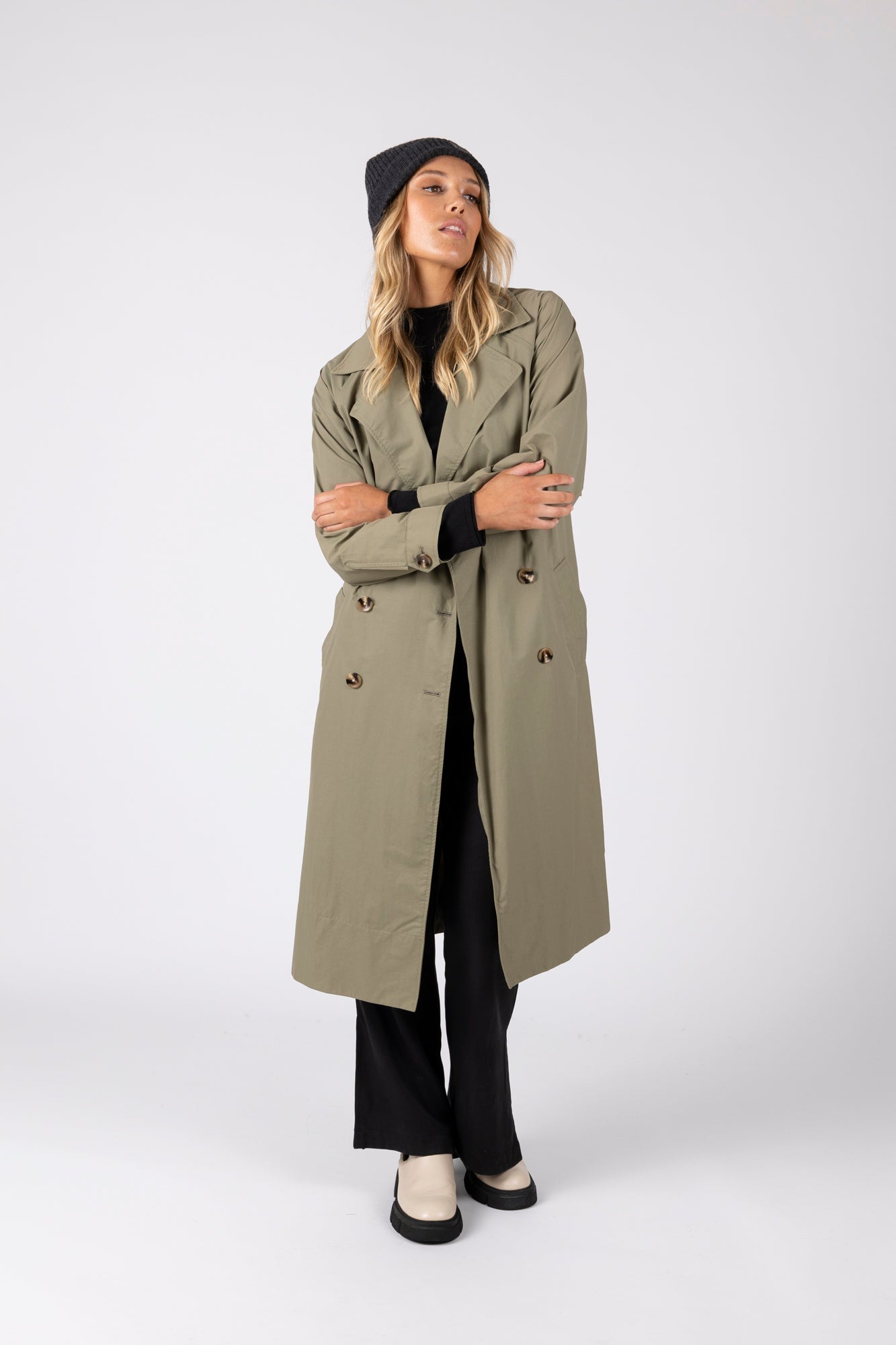 Hybrid Trench - Olive