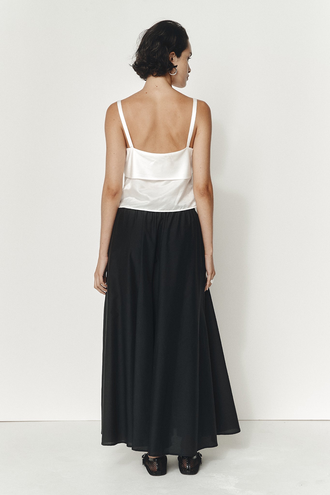 Tarn Skirt - Black Cotton