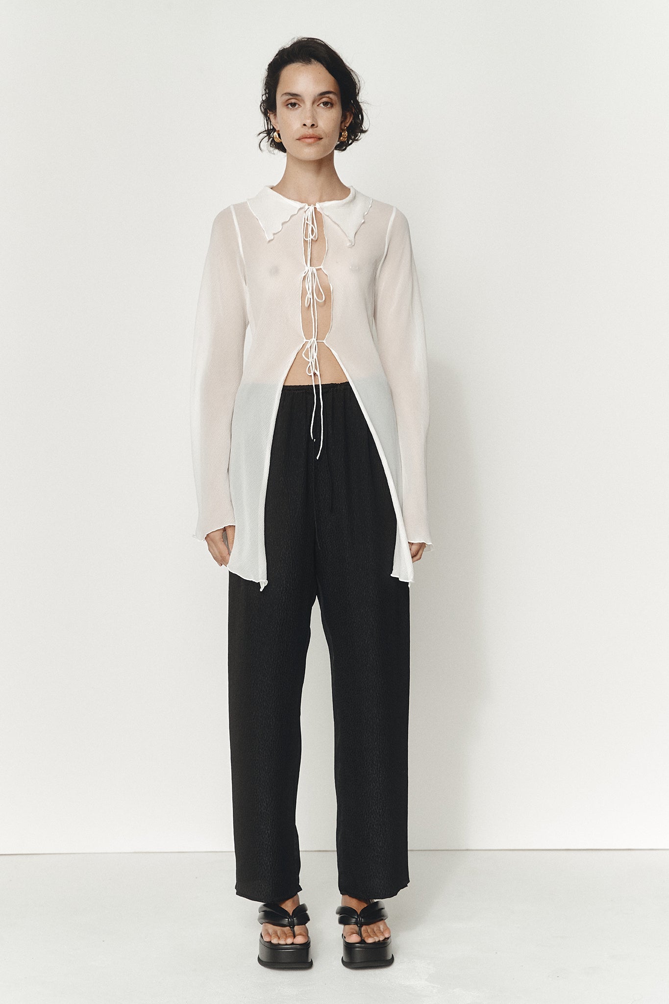 Lilou Top - Ivory Silk