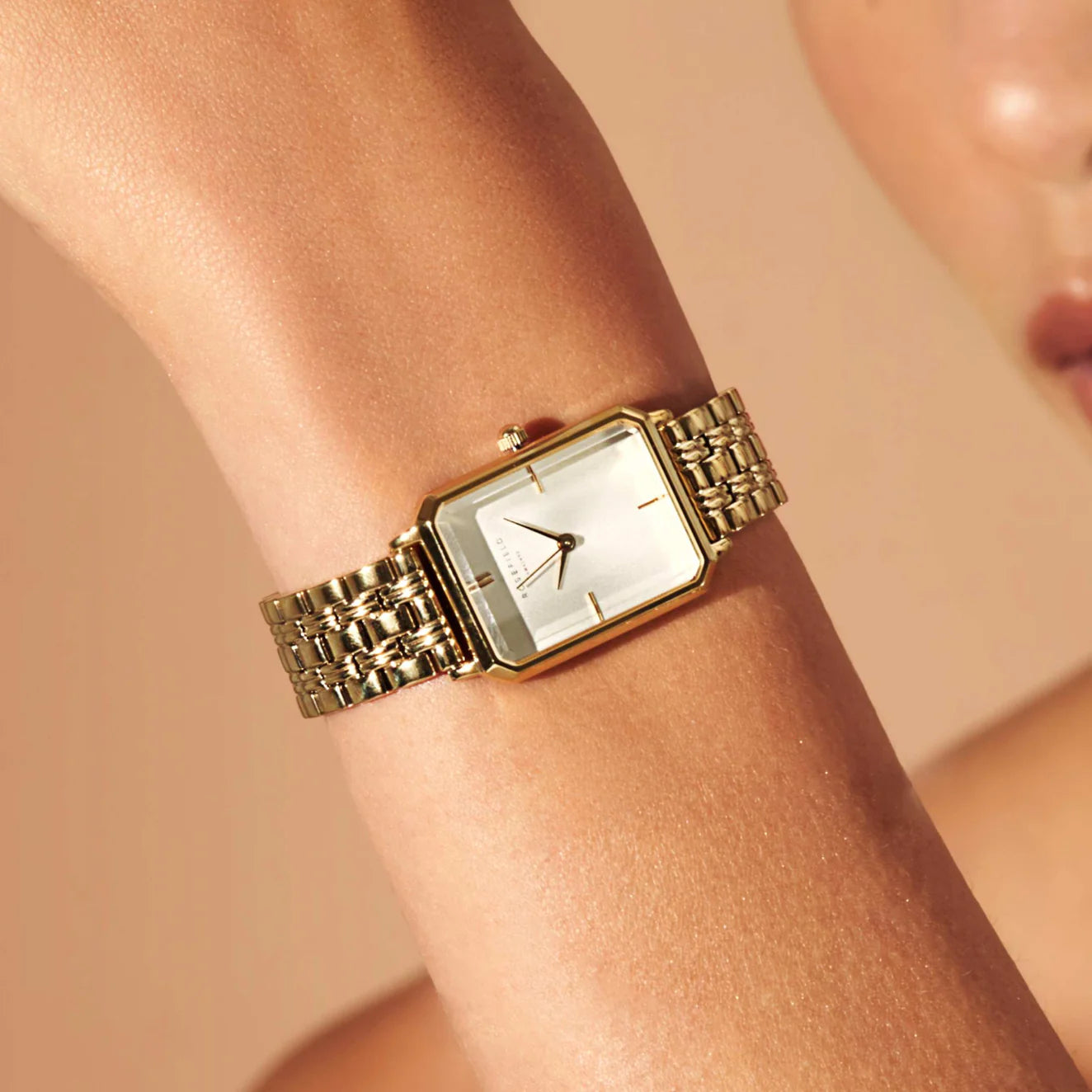 Octagon Wht DL - GLD BRCT - O04