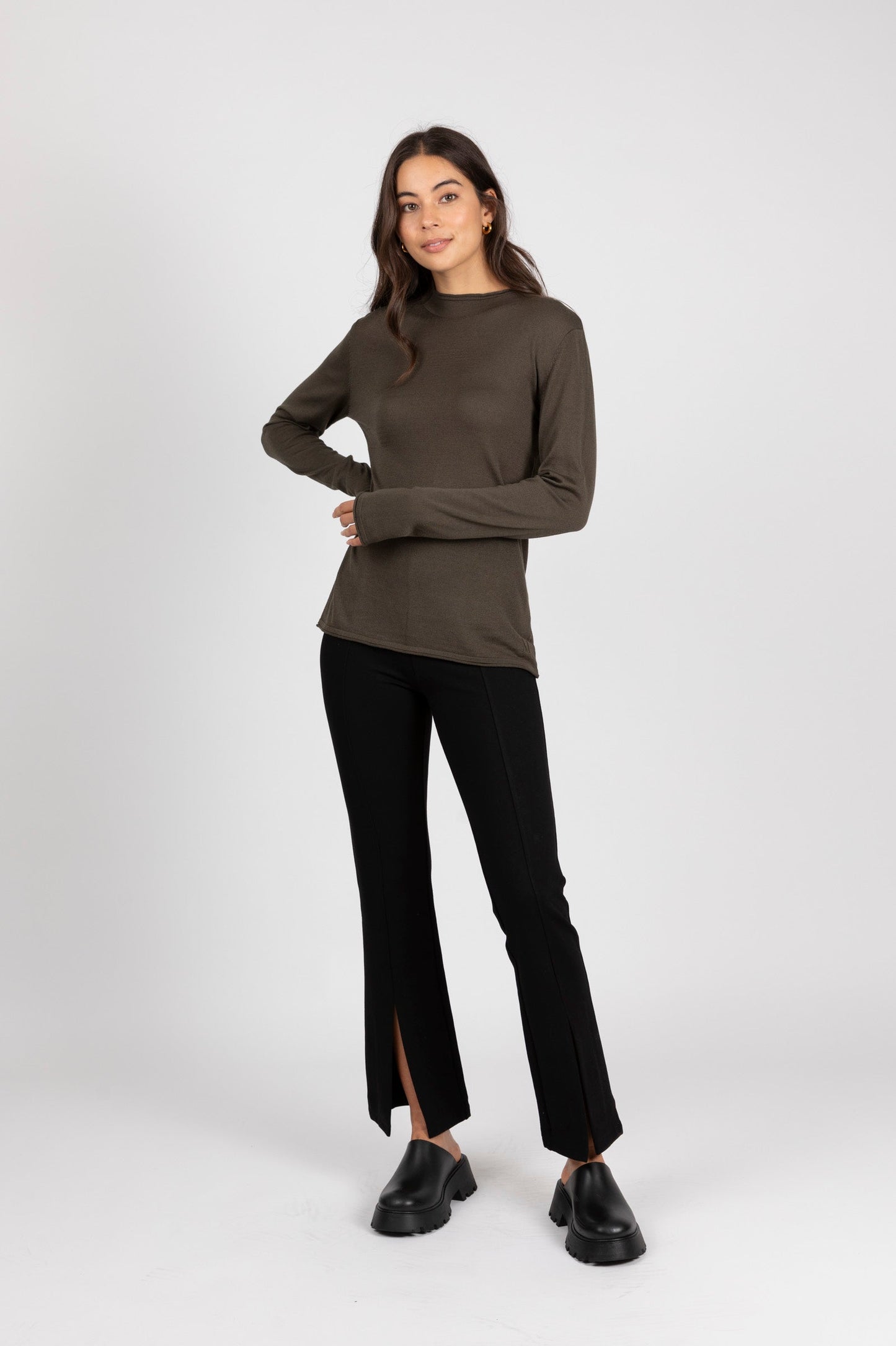 Sunday Funnel Neck - Cypress