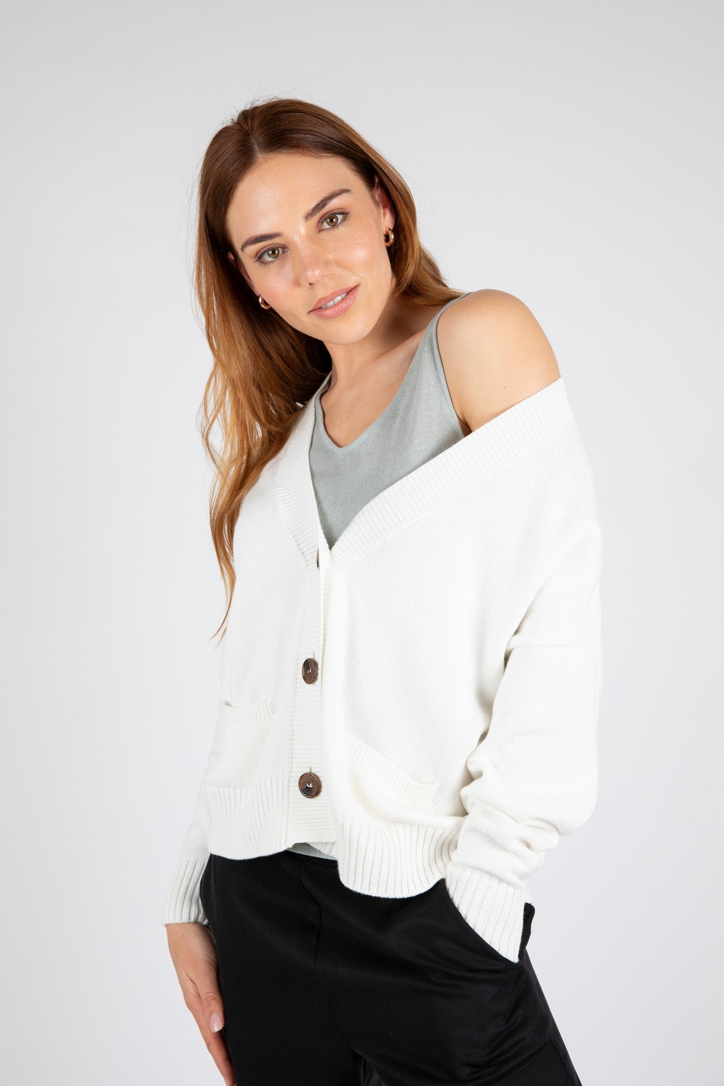 Summer Soho Cardi - Ivory