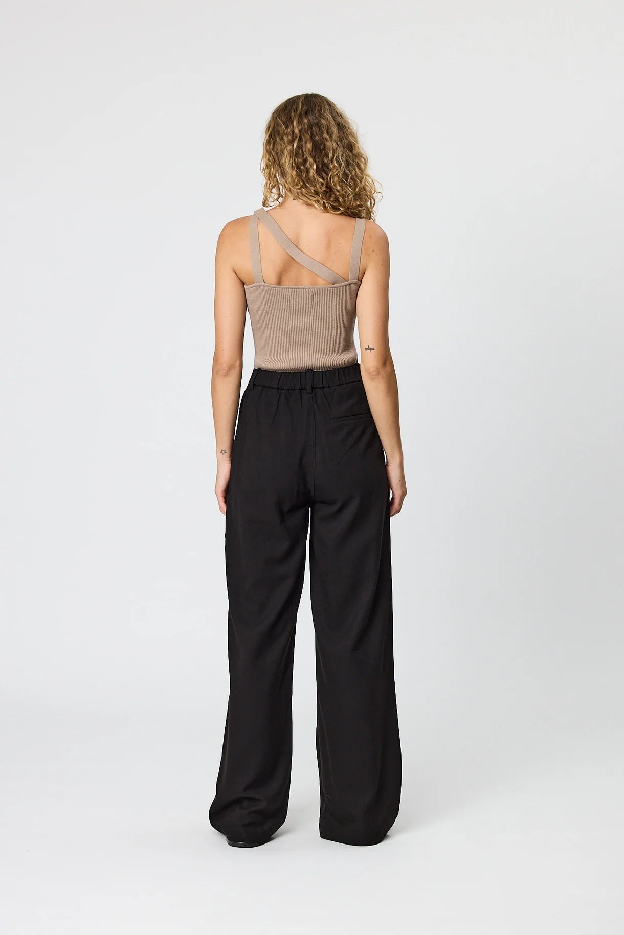 Evie Tailored Pants - Black