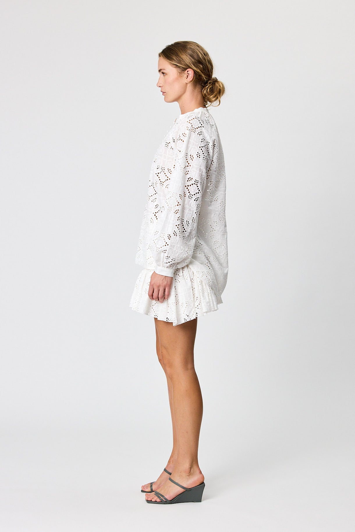Laycie Blouse - Chalk