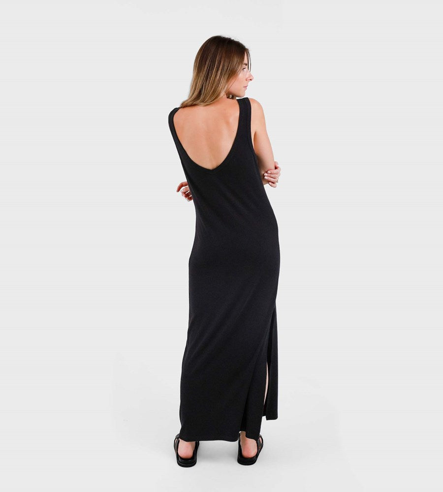 Reversible Maxi Dress - Black