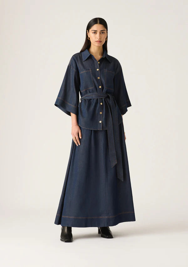 Cleo Denim Shirt - Indigo