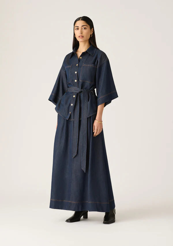 Cleo Denim Shirt - Indigo