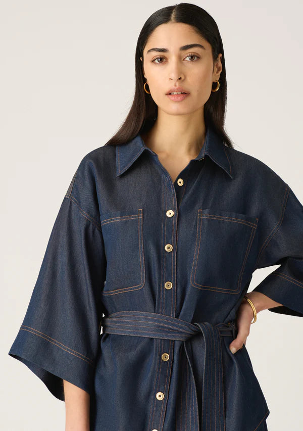 Cleo Denim Shirt - Indigo