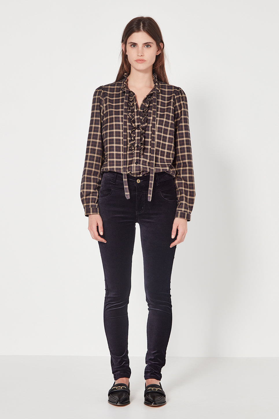 Florence Blouse - Check