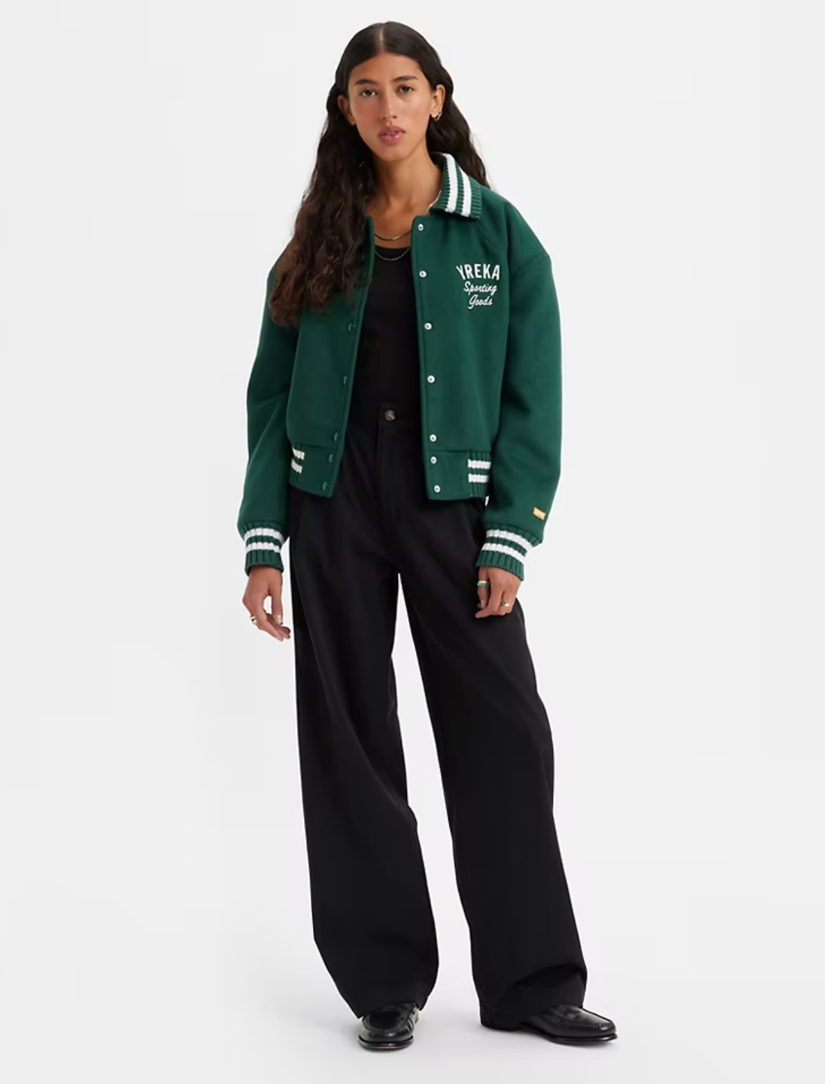 Pleated Baggy Trouser - Caviar (Black)