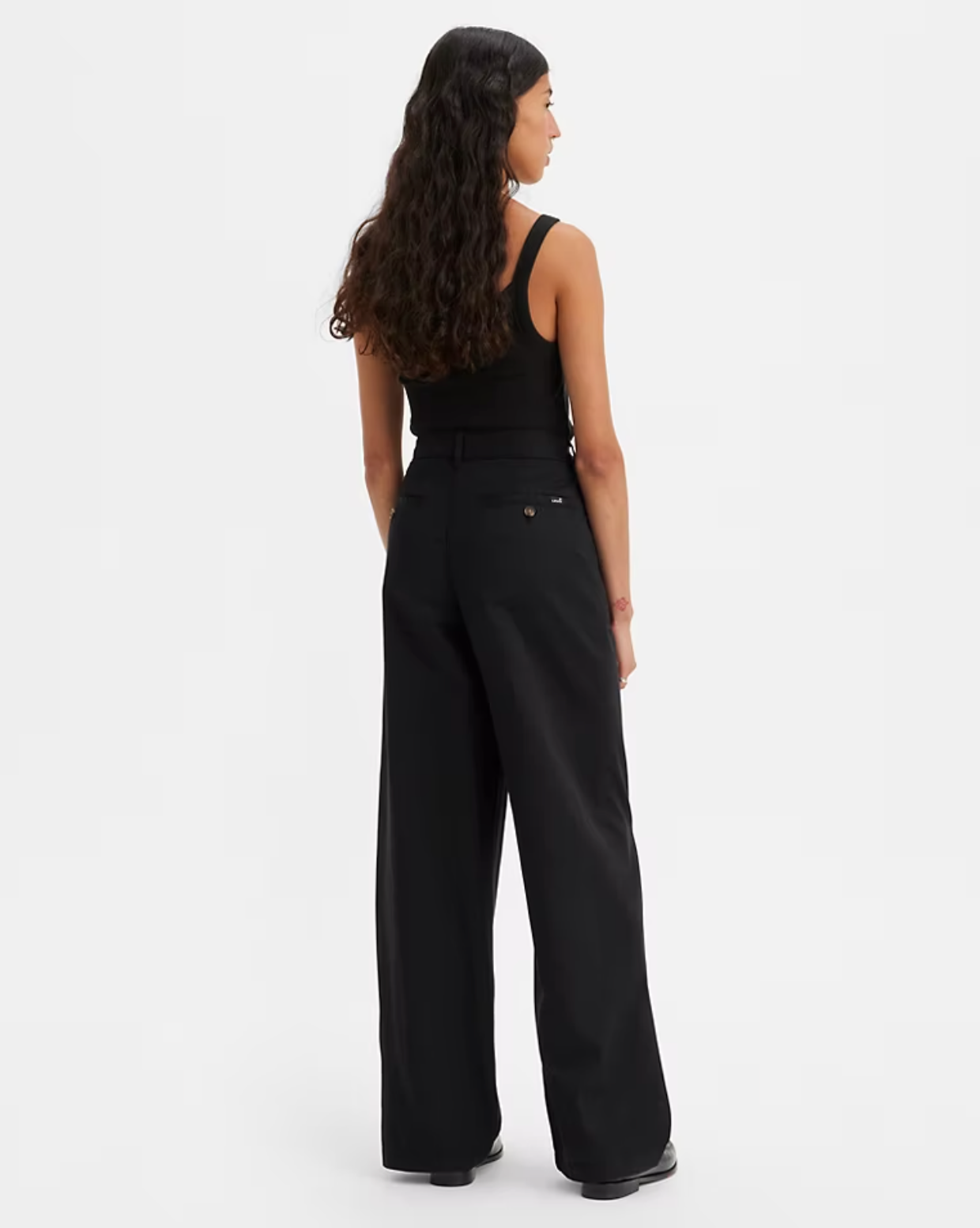 Pleated Baggy Trouser - Caviar (Black)