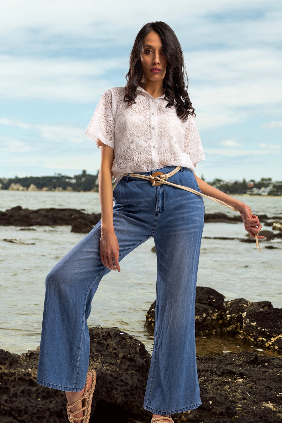 О̄kahu Shirt - White