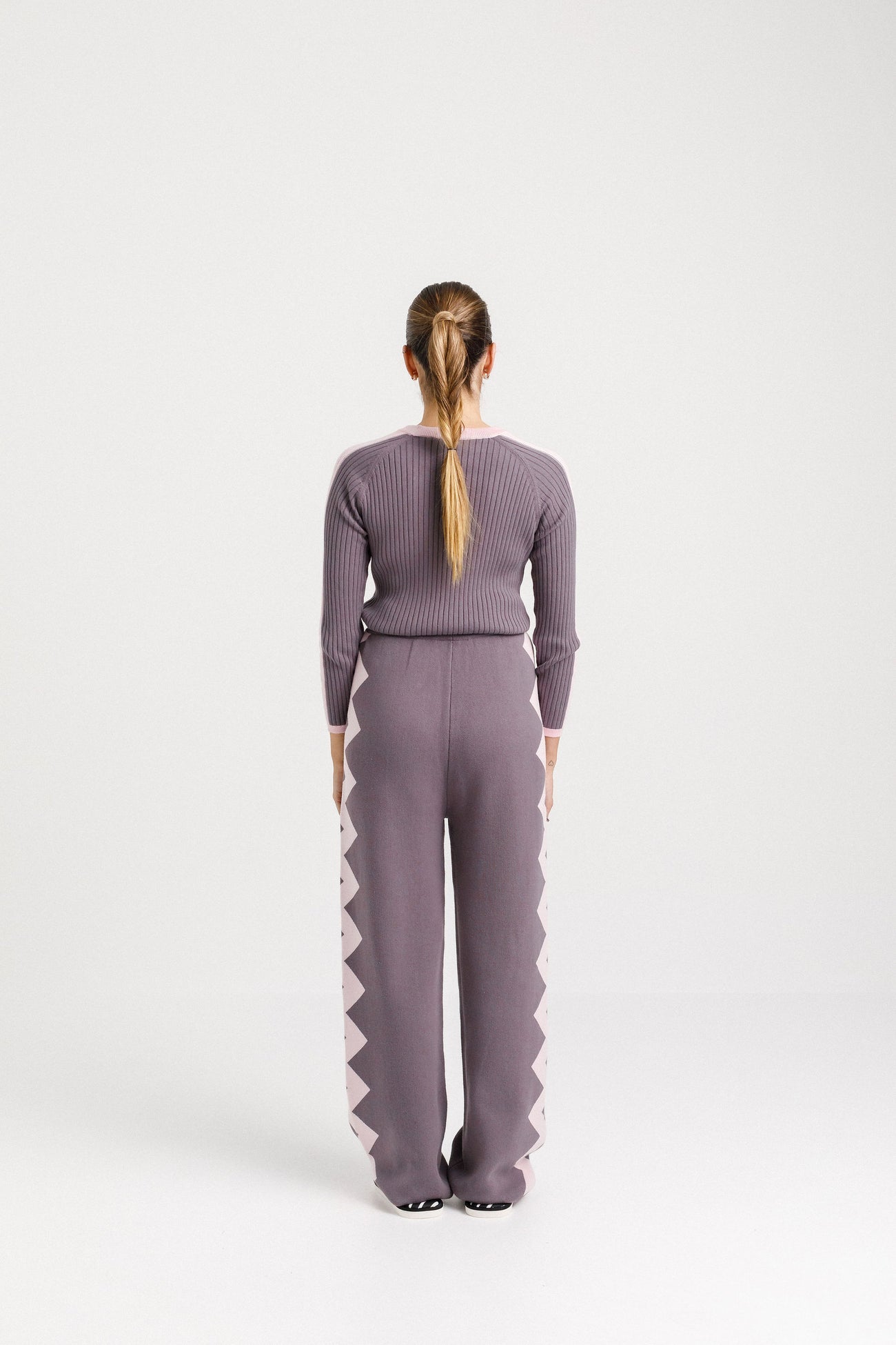 Twist Pant - Blush/Coal