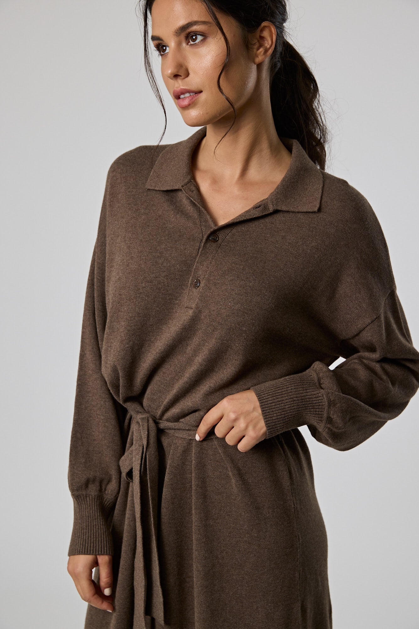 Frame Knit Dress - Ash