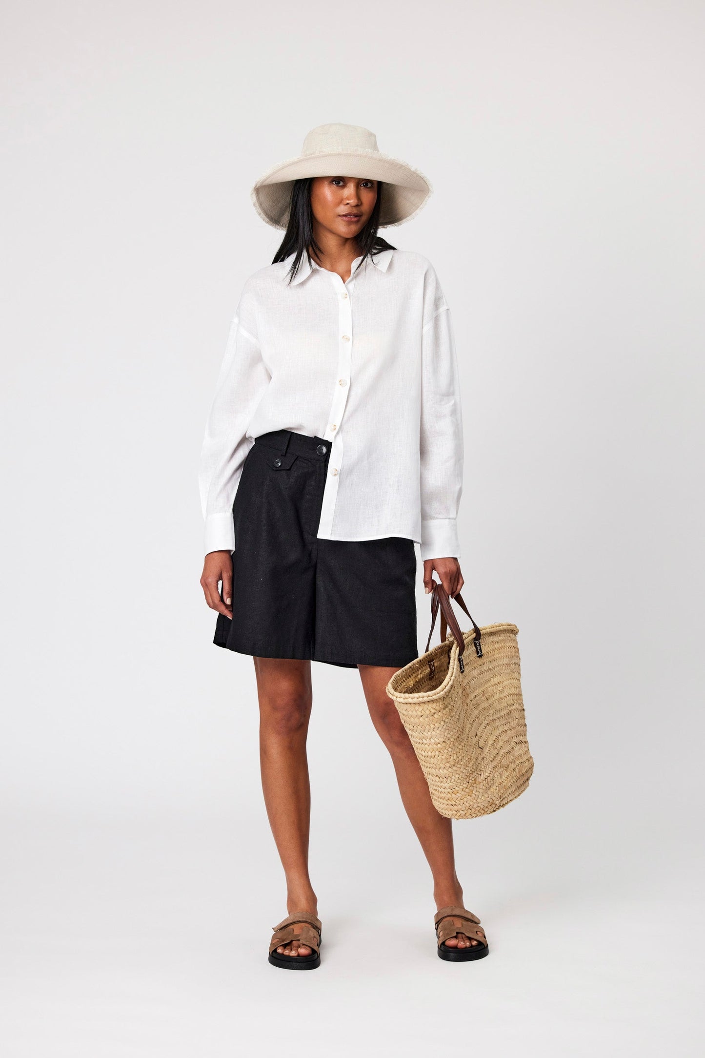 Bucket Hat - Chalk