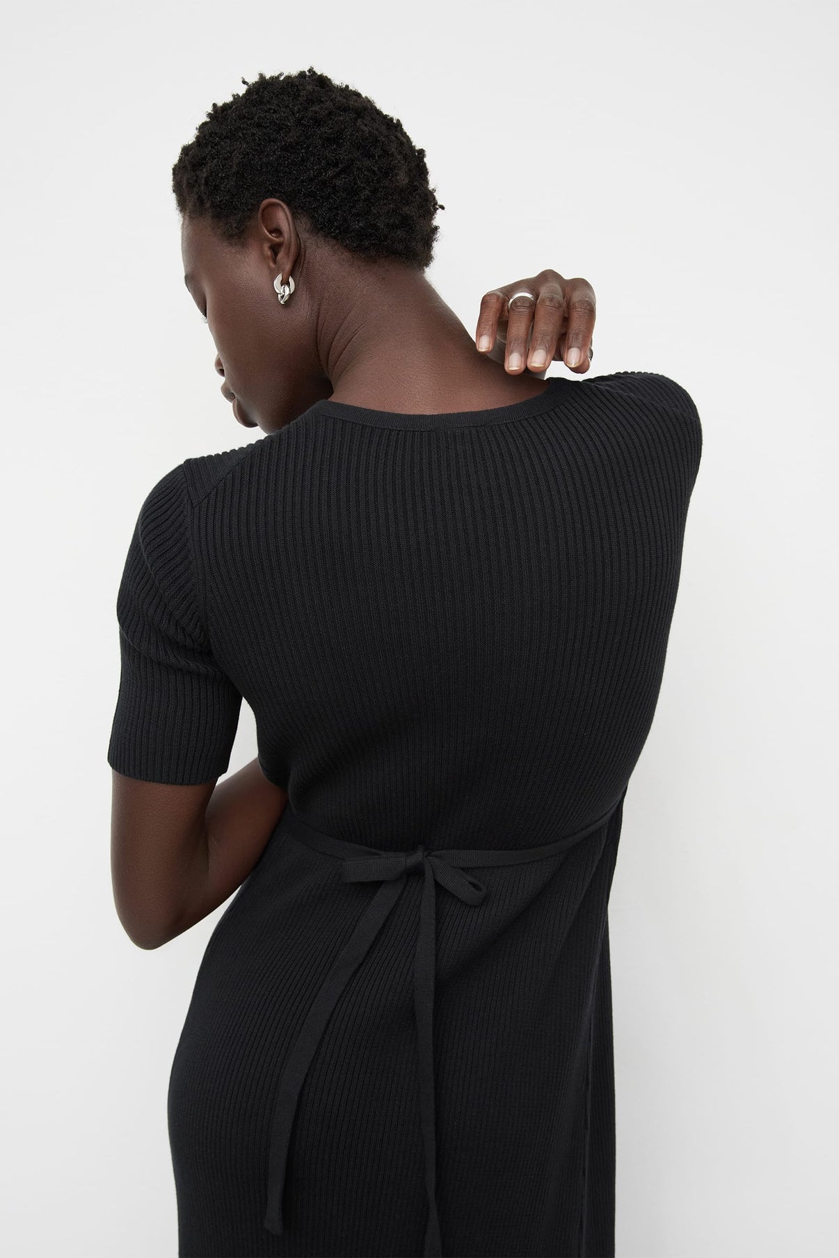 Annie Wrap Dress - Black