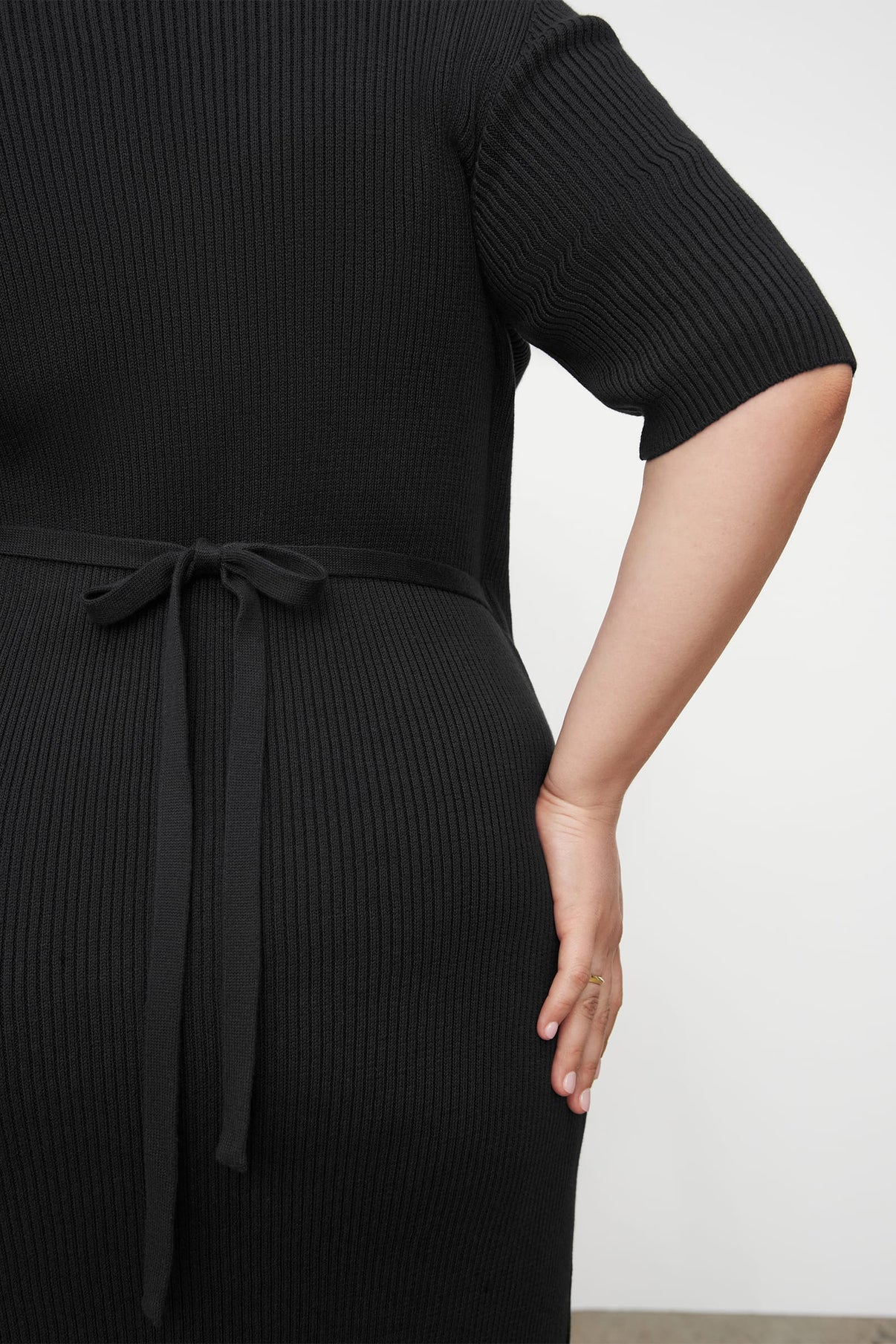 Annie Wrap Dress - Black