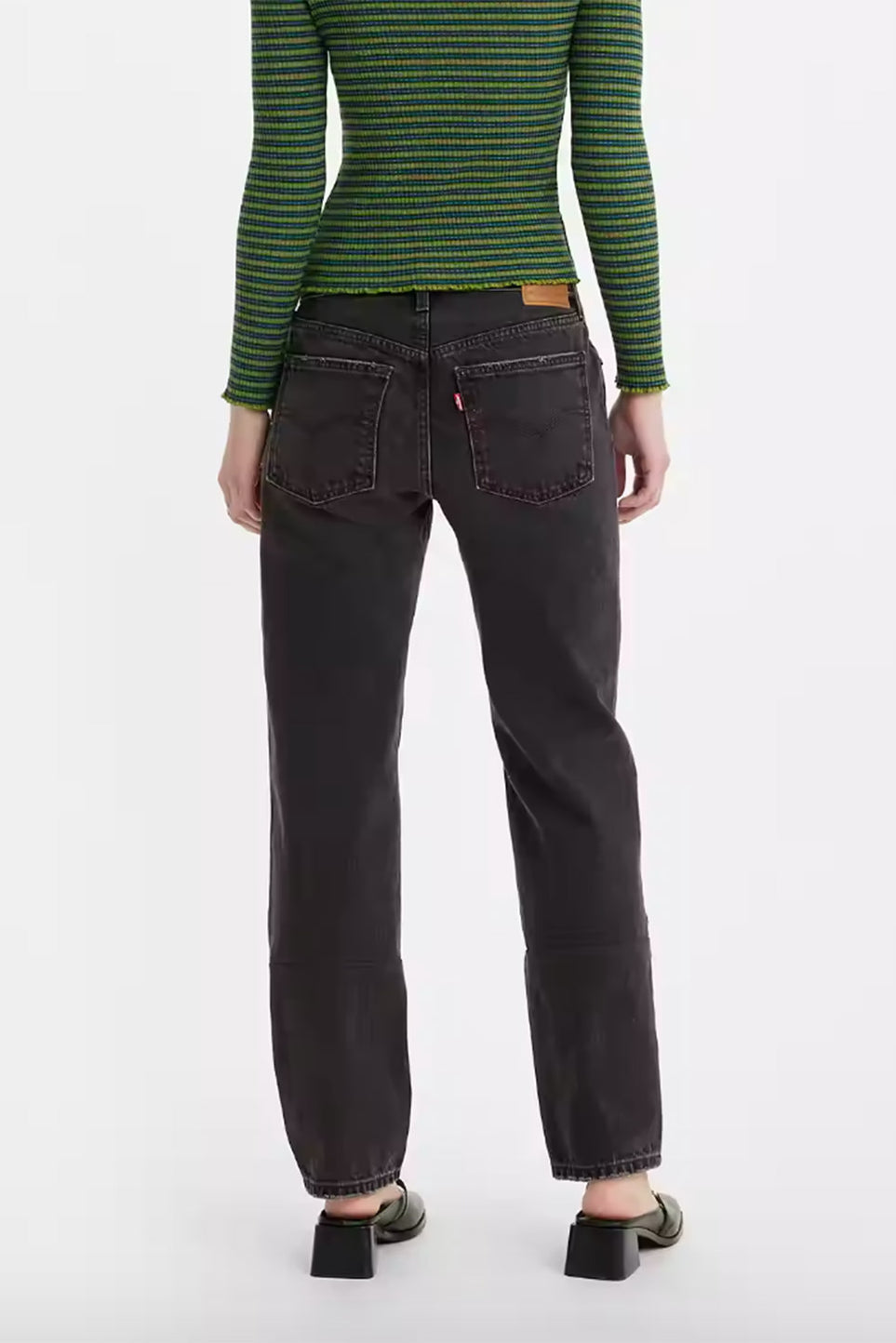 Middy Straight - Black Worn In
