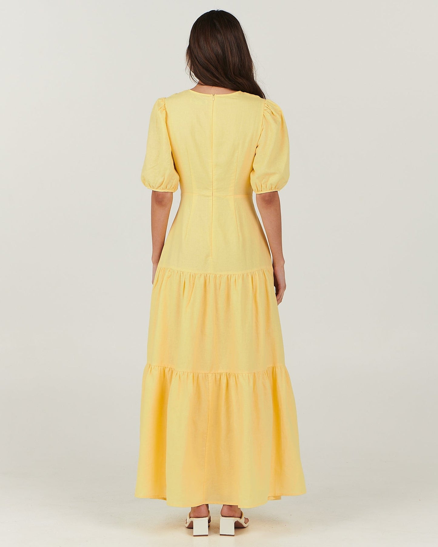 Alfie Maxi Dress - Lemon