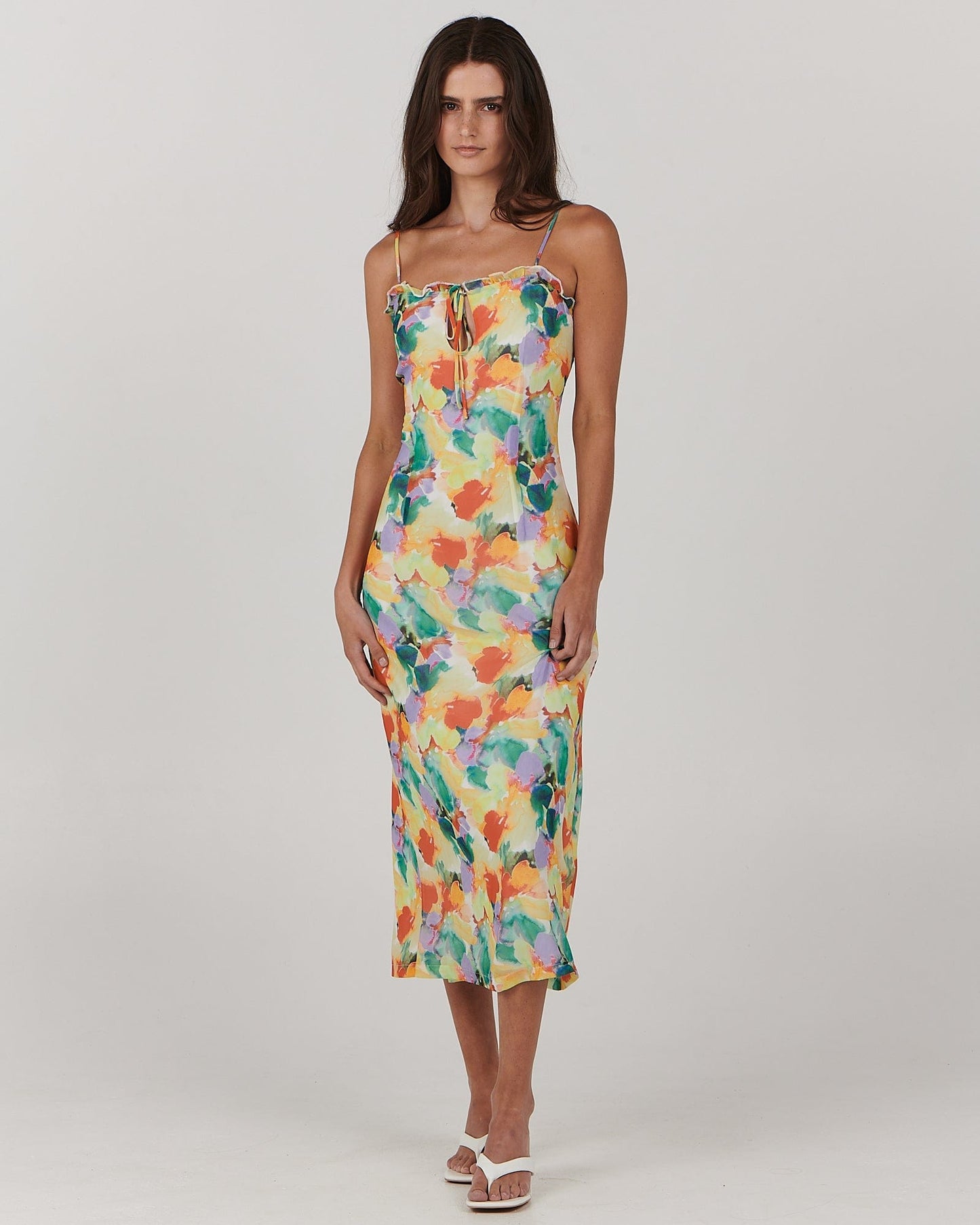 Cheyenne Midi Dress - Floral Tango