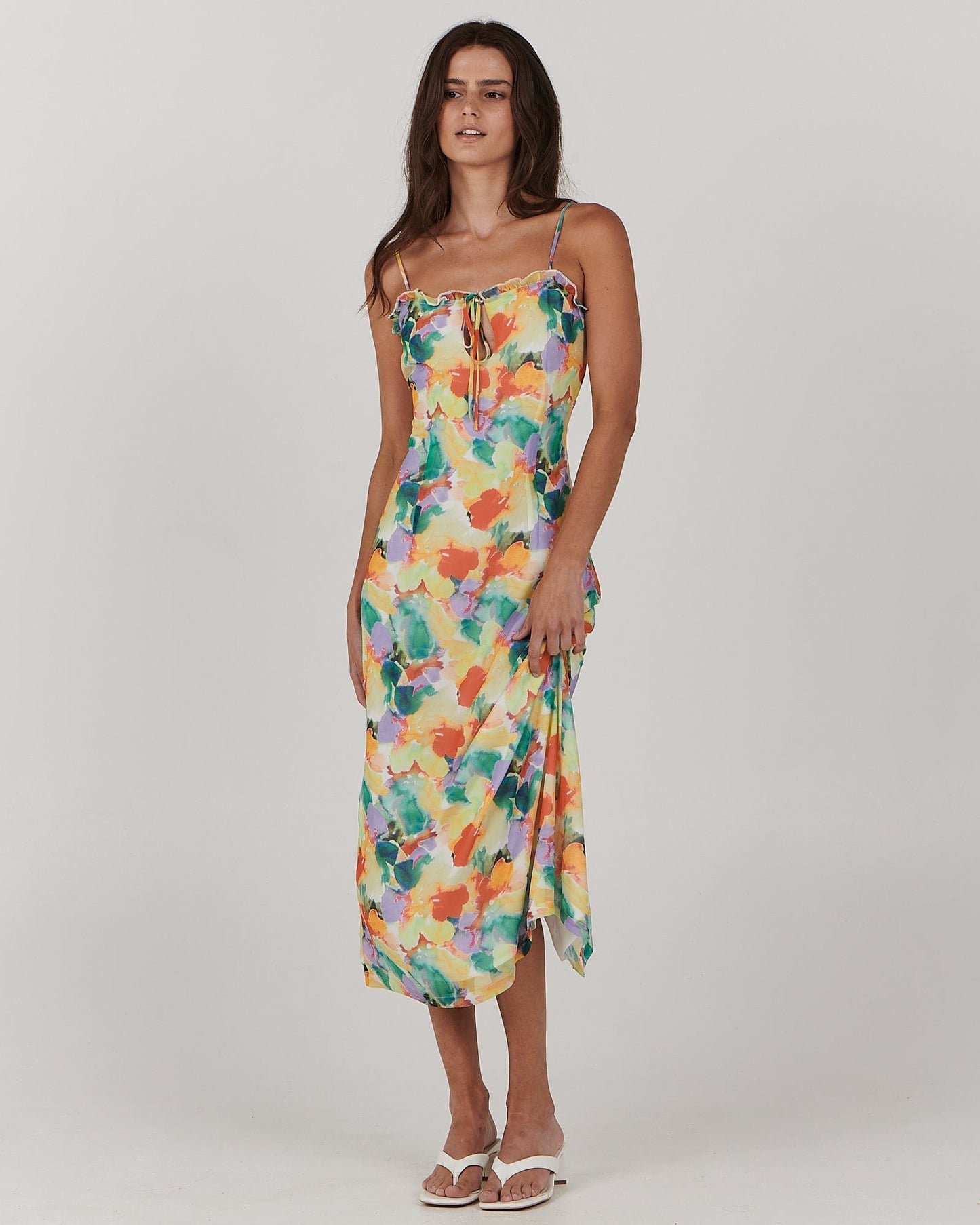 Cheyenne Midi Dress - Floral Tango