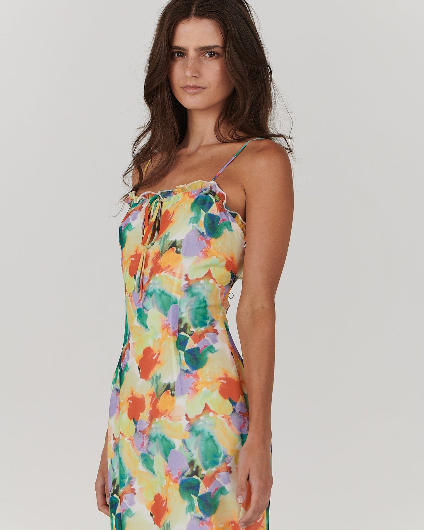 Cheyenne Midi Dress - Floral Tango