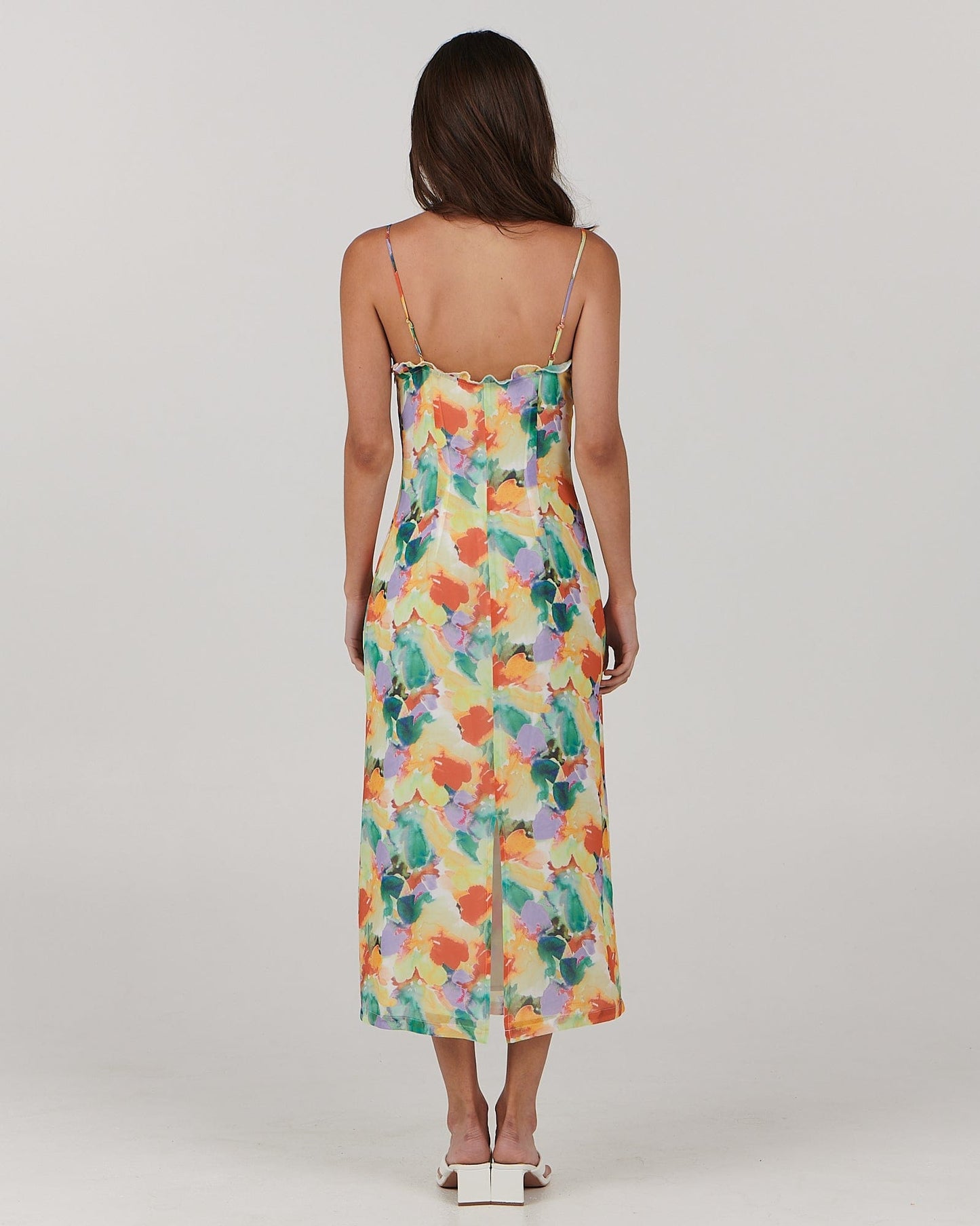 Cheyenne Midi Dress - Floral Tango