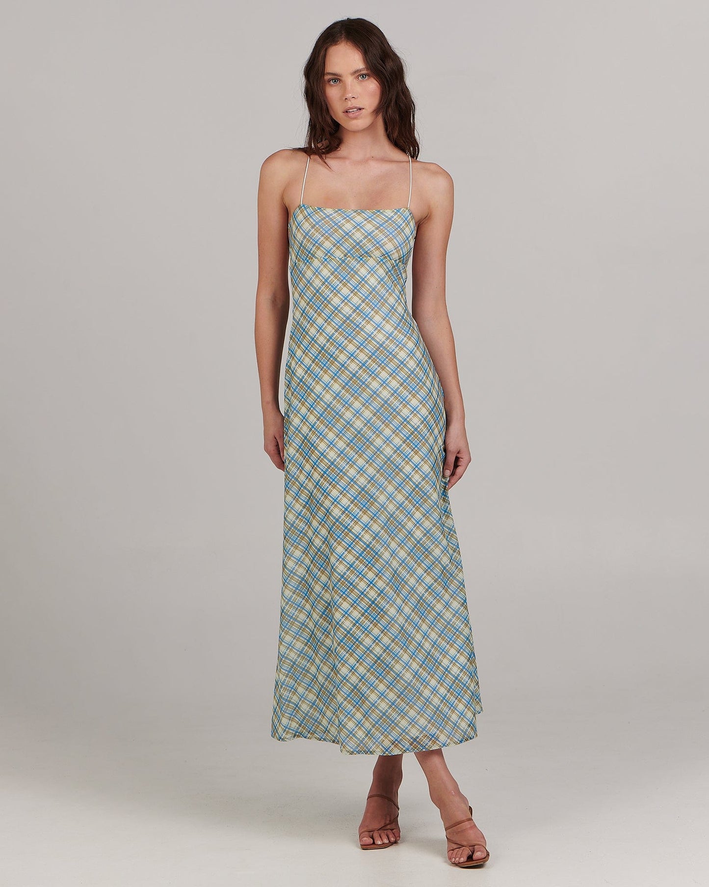 Evelyn Maxi Dress -Picnic Check