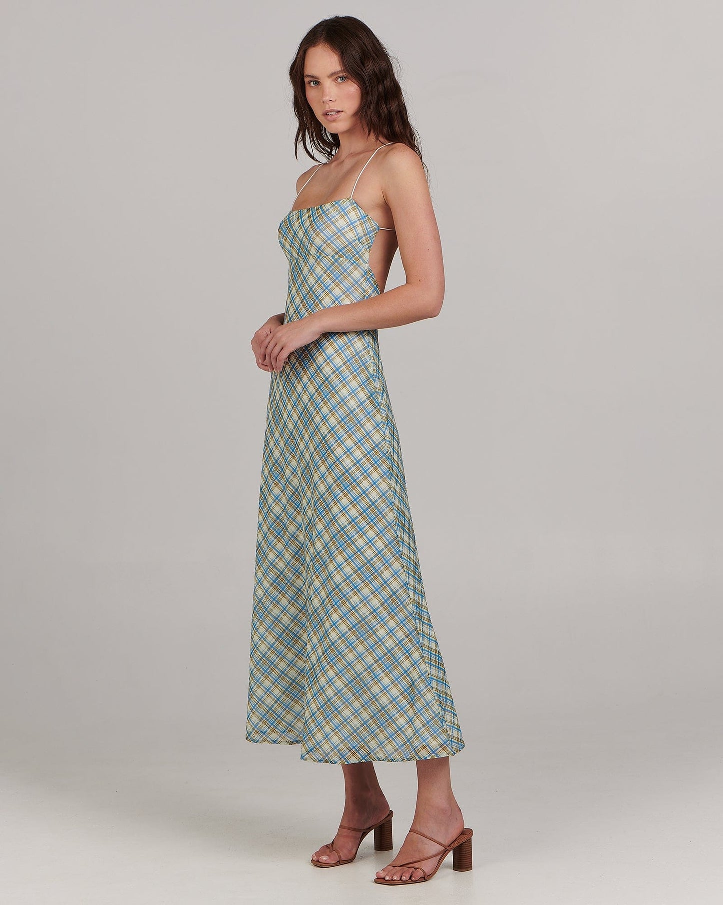 Evelyn Maxi Dress -Picnic Check