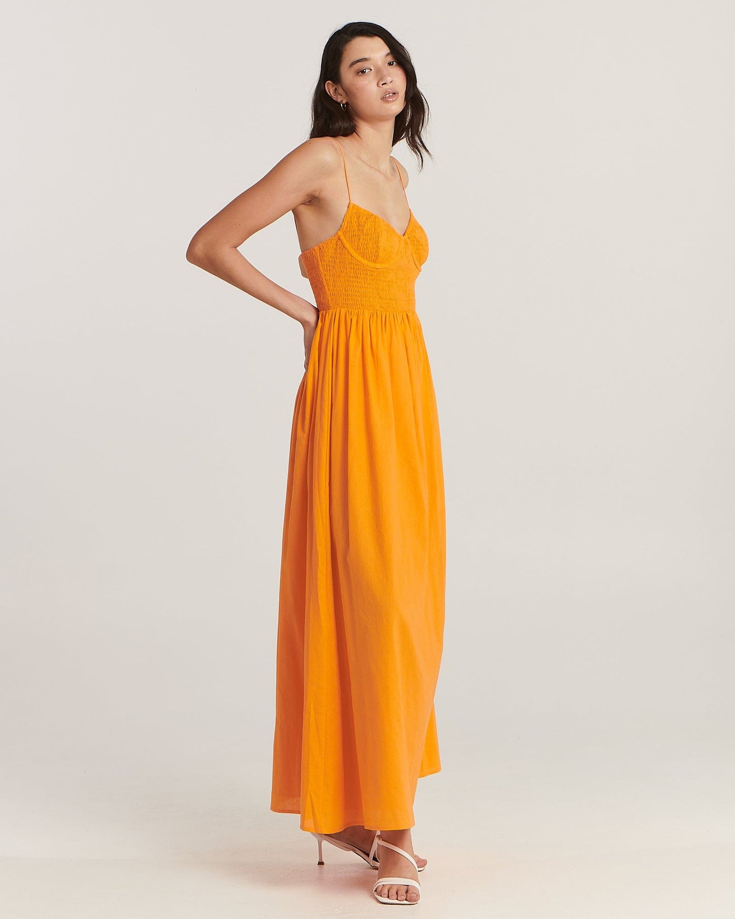 Marcey Maxi Dress - Apricot