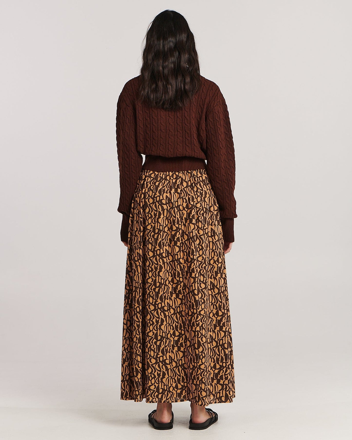Valeria Knit Top - Chocolate